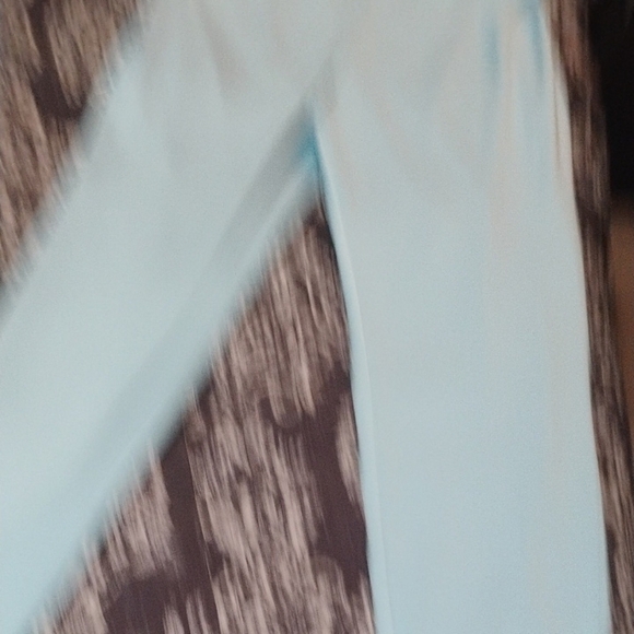 Women's Light Blue Straight Leg Pants - Picture 5 of 5